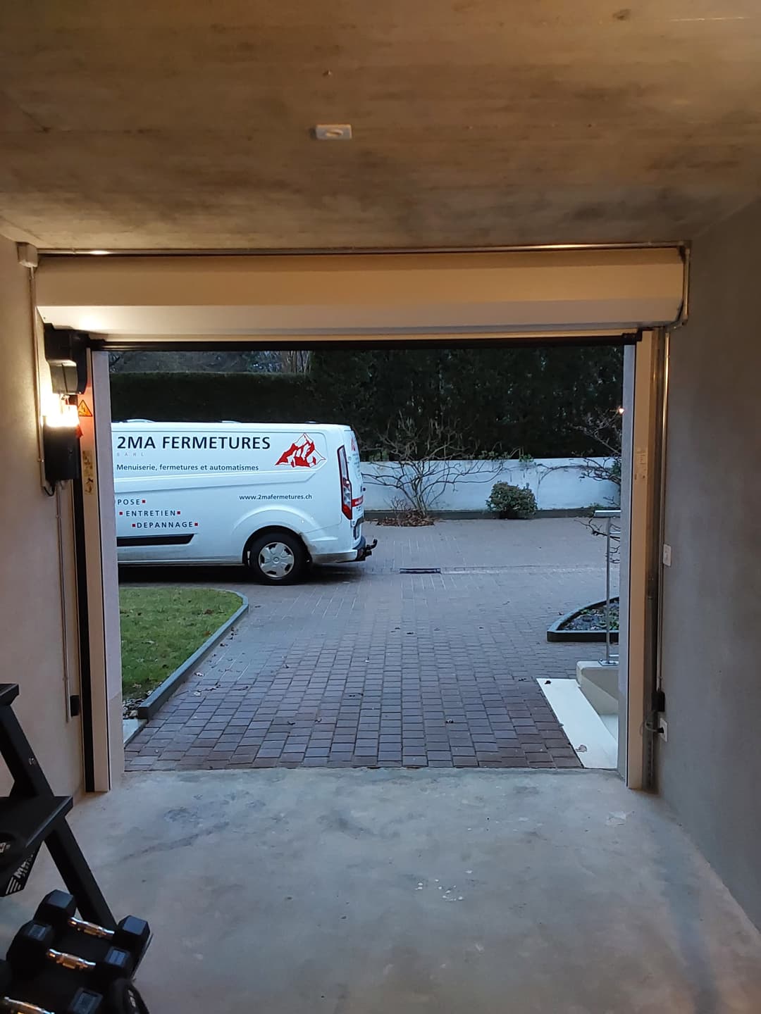 Porte enroulable motorisée